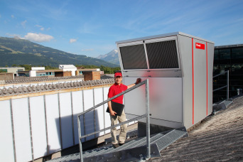 Systèmes de climatisation de halls conformes à la directive – désormais également disponibles avec des pompes à chaleur
