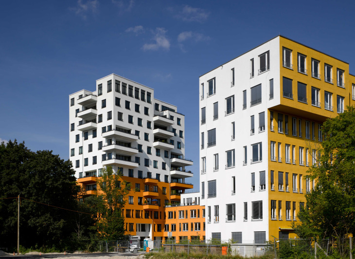 Il condominio dall'esterno