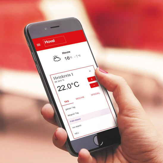 Système de ventilation HovalConnect Smartphone